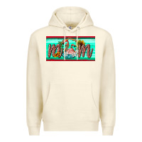 Sandshell flamingo mom license plate Premium Hoodie - BarkalooDesign