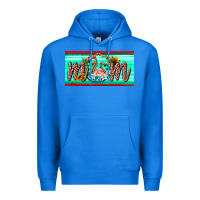 True Royal flamingo mom license plate Premium Hoodie - BarkalooDesign