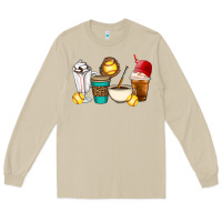 Mushroom Softball coffee cups Long Sleeve Tee - Artiststas