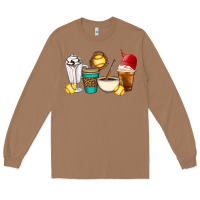 Toasted Coconut Softball coffee cups Long Sleeve Tee - Artiststas