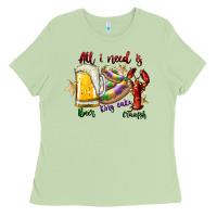 Matcha all i need is beer king cake crawfish Ladies Tee - SublimationCraftShop