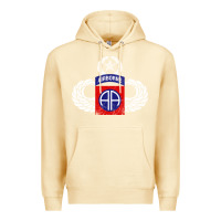 Pina Colada 82nd Airborne Div Parachutist Wings and Patch - Distressed Premium Hoodie - baoMotion