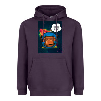 Plum Forever Alone, Monkey, Space, Monkey At Space, Heavyweight Hoodie - Bettercallsaul