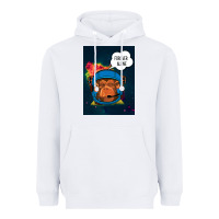 White Forever Alone, Monkey, Space, Monkey At Space, Heavyweight Hoodie - Bettercallsaul