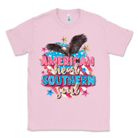 Bubblegum Pink American heart southern soul 4th of july Classic Tee - FaDigitalArtStudio
