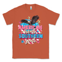 Copper American heart southern soul 4th of july Classic Tee - FaDigitalArtStudio