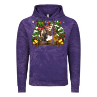 Cloud Purple christmas donkey candy house Vintage Hoodie - BarkalooDesign