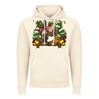 Vintage Artic christmas donkey candy house Vintage Hoodie - BarkalooDesign