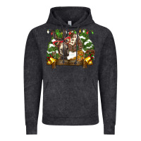 Vintage Black christmas donkey candy house Vintage Hoodie - BarkalooDesign
