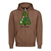 Chestnut ohh Christmas trees Zipper Hoodie - RanaPortraitStore