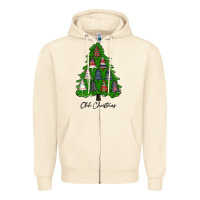 Sandshell ohh Christmas trees Zipper Hoodie - RanaPortraitStore