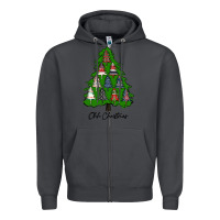 Smoke ohh Christmas trees Zipper Hoodie - RanaPortraitStore