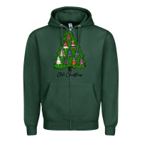 Sports Green ohh Christmas trees Zipper Hoodie - RanaPortraitStore