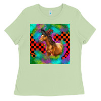 Matcha Halloween Quarter Horse Ladies Tee - LillyAllenDesigns