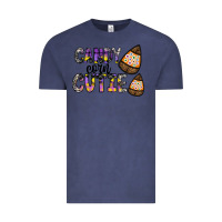 Vintage Denim Candy Corn Cutie Vintage Tee - CowhideDigitalArt