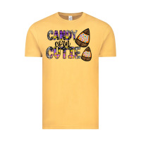 Vintage Mustard Candy Corn Cutie Vintage Tee - CowhideDigitalArt
