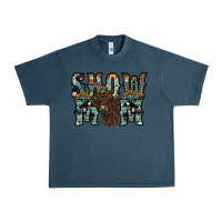 Midnight Navy show mom highland cow Urban Heavy Tee - SublimationCraftShop