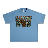 Pebble Blue show mom highland cow Urban Heavy Tee - SublimationCraftShop