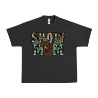Pigment Black show mom highland cow Urban Heavy Tee - SublimationCraftShop