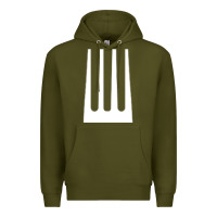 Army Green kitchen utensil fork simple easy halloween party costume long sleeve t Premium Hoodie - baoMotion