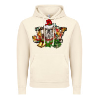 Vintage Artic Christmas joy english bulldog Vintage Hoodie - BarkalooDesign