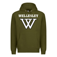 Army Green WELLESLEY Premium Hoodie - baoMotion