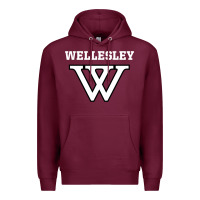 Burgundy WELLESLEY Premium Hoodie - baoMotion