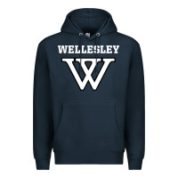 Navy WELLESLEY Premium Hoodie - baoMotion