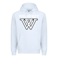 White WELLESLEY Premium Hoodie - baoMotion