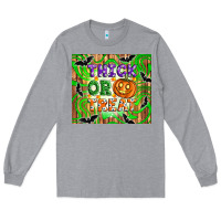 Heather Grey Thick or treat tumbler Long Sleeve Tee - Artiststas