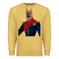 Antique Gold Pet Portraits, Custom Pet Portraits, Renaissance Pet Portraits, Custom Premium Sweatshirt - RanaPortraitStore