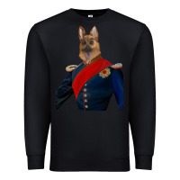 Black Pet Portraits, Custom Pet Portraits, Renaissance Pet Portraits, Custom Premium Sweatshirt - RanaPortraitStore