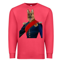 Cardinal Pet Portraits, Custom Pet Portraits, Renaissance Pet Portraits, Custom Premium Sweatshirt - RanaPortraitStore