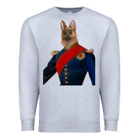 Heather Grey Pet Portraits, Custom Pet Portraits, Renaissance Pet Portraits, Custom Premium Sweatshirt - RanaPortraitStore