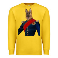 Lemon Pet Portraits, Custom Pet Portraits, Renaissance Pet Portraits, Custom Premium Sweatshirt - RanaPortraitStore