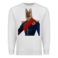 Oatmeal Heather Pet Portraits, Custom Pet Portraits, Renaissance Pet Portraits, Custom Premium Sweatshirt - RanaPortraitStore