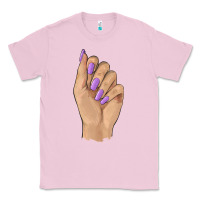 Bubblegum Pink nail Classic Tee - BarkalooDesign