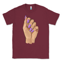Burgundy nail Classic Tee - BarkalooDesign