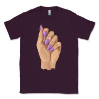 Plum nail Classic Tee - BarkalooDesign