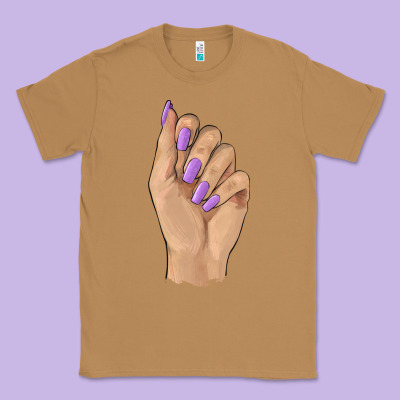 Nail Classic Tee Designed By Barkaloodesign