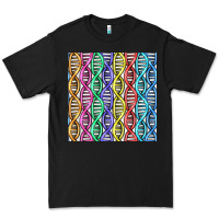 Black dna seamless pattern Premium Tee - BundleAndBundleShop