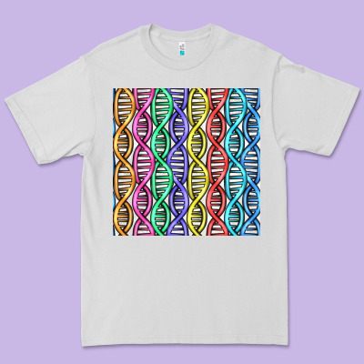 Dna Seamless Pattern Premium Tee Designed By Bundleandbundleshop