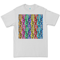 Dove Grey dna seamless pattern Premium Tee - BundleAndBundleShop