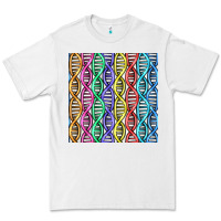 White dna seamless pattern Premium Tee - BundleAndBundleShop
