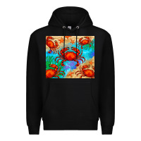 Black crab Premium Hoodie - BarkalooDesign
