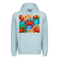 Blue Mist crab Premium Hoodie - BarkalooDesign
