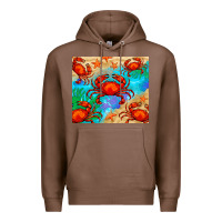 Chestnut crab Premium Hoodie - BarkalooDesign