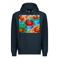 Navy crab Premium Hoodie - BarkalooDesign