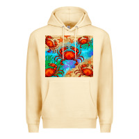 Pina Colada crab Premium Hoodie - BarkalooDesign