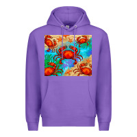Purple crab Premium Hoodie - BarkalooDesign